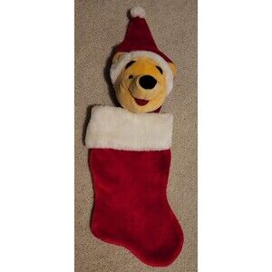 Disney Winnie the Pooh Plush Christmas Stocking